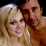 Fourth pic of Slave blonde Samantha Sin gets her shaved pink pussy drilled by hard dicked Steve Holmes