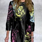 First pic of Stella Maxwell Jeremy Scott fashion show runway shots