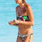 Fourth pic of Elle Macpherson in a bikini on a beach in the Bahamas