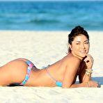Fourth pic of Arianny Celeste in bikini on a beach candids