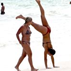 Second pic of Ashley Hart in bikini on a beach in Cancun