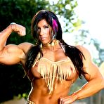 Second pic of Huge Muscular Amazon posing sexy