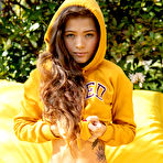 First pic of Irene Rouse Yellow Hoodie