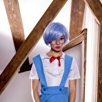 First pic of Milena Angel Rei Ayanami Cosplay - Cherry Nudes