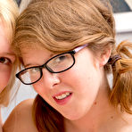 Fourth pic of Two young schoolgirl lesbians licking hairy pussy | The Hairy Lady Blog