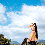 First pic of Apolonia Lapiedra worships a majestic black shaft by the pool