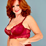 First pic of Andi James Mature Beauty in Red Lingerie