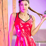 First pic of Melena Maria Red Latex Dress