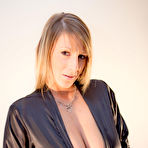 Second pic of Demi Scott Black Silk Robe for Wank It Now - FoxHQ