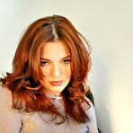 First pic of Danielle Riley Sheer Redhead for Pinupfiles - FoxHQ