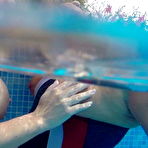 Second pic of Two ladies experimenting in swimming pool