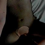 First pic of Amateur MILF In Fishnet Stockings Pounded till Creampie