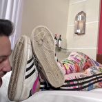 First pic of Bffvideos - Lolah Vibe Sweaty Feet Of Sneakers Pt.1