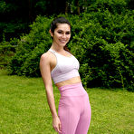 Second pic of Gianna Gem Yoga Girl in the Backyard