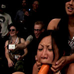 Fourth pic of Naked Ariel X, Wenonas World, Ami Emerson and Tia Ling wrestle in front of spectators