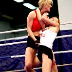 Third pic of Lesbian fighters Nikita and Tanya Tate are curious about each others snatches