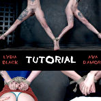 First pic of SexPreviews - Ava Damore and Lydia Black dungeon rope bound and tied in straight jacket