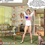 First pic of CUMING OUT AMERICAN STYLE 2 - THE SALESMAN! SEE THE LARGEST COLLECTION OF 3D GAY XXX COMICS ONLY AT 3DGAYWORLD.COM