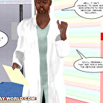 Fourth pic of GARY'S BEDSIDE MANNERS! SEE THE LARGEST COLLECTION OF 3D GAY XXX COMICS ONLY AT 3DGAYWORLD.COM