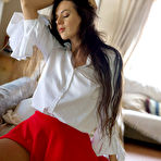 Second pic of Niki in a Red Skirt