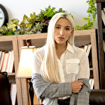 First pic of Abella Danger Office Blonde in Leather Pants