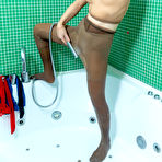 Third pic of nylonallover.com | Wet pantyhose fetish with Ally (305 images)
