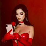Fourth pic of PICS - Demi Rose Mawby - Red Lingerie for Valentine’s Day Photoshoot 2020 | Phun.org Forum