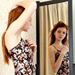 First pic of Polly Cute - Pretty redhead playing with herself passionately  - Spicy Nubiles