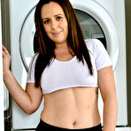 First pic of Brandii Banks Strips In the Laundry Room