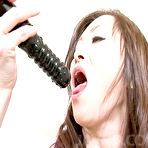 Third pic of Miyama Ranko Asian pees after fucking her pussy with vibrators