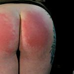 Third pic of Rope bound Adrianna Nicole gets her ass spanked and fucked after giving head in suspension