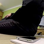 Second pic of Blonde beauty pays with sex for the future of her business Video - The Pornstar