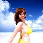 Third pic of Gorgeous Yoko Matsugane yellow bikini