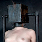 Fourth pic of SexPreviews - Katie Kush and Cora Moth with head boxed and rope bound together in dungeon