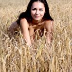 First pic of Busty farmgirl Helga posing naked in the field