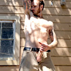 Second pic of Christian Wilde Backyard Strokin'