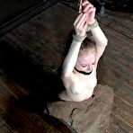 Third pic of SexPreviews - Alice in Dallas petite submissive is bound in rope and stone in kinky dungeon