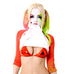 Fourth pic of Harley Quinn Cosplay Stripping Pics