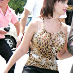 Second pic of In The Streets 031 - Sexy Leopard Miniskirt (Legs & Seethru) - 12 Pics | xHamster