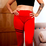 First pic of Kelli Smith Posing in Red Leggings