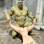 Third pic of Ogre Sex In 3D