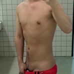 Second pic of Selfies &ndash; Red Speedos | Gay Movies Page