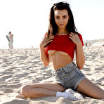 Fourth pic of Araya Acosta in Introduction at the Beach by Zishy | Erotic Beauties