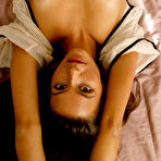 Third pic of Zishy model Shyla Volbeck posing half nude in the bedroom | Erotic Beauties
