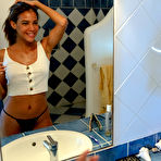First pic of Cute teen Joana Melo teasing in bikini and pool for Zishy | Erotic Beauties
