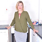 First pic of Naughty British housewife getting wet in her kitchen