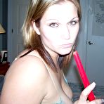 Fourth pic of Amatuer Milf Toni Gets Kinky With A  Lit Candel In Her Asshole