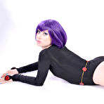 Second pic of Raven Teen Titans Nude Cosplay Mate - Cherry Nudes