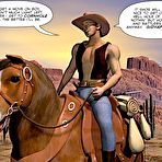 First pic of 3D Gay World presents HOW THE WEST WAS HUNG 3D Gay Comics about Wild West Adventures