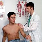 Second pic of Two Men Get A Physical By Doctor Threesome!